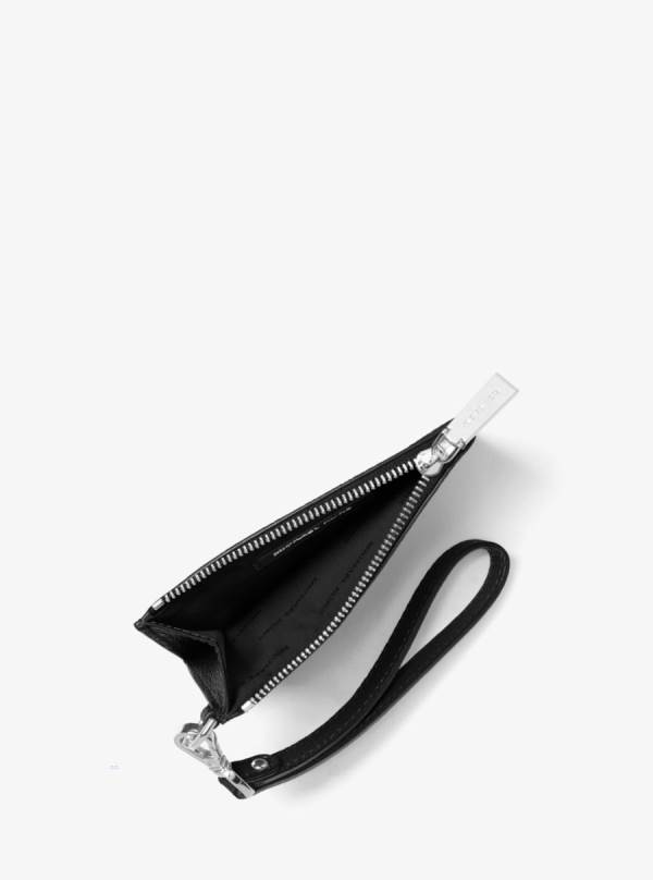 Damske Penazenky Michael Kors Leather Coin Purse Čierne - Doplnky Michael Kors Levně | MHVIC-2405